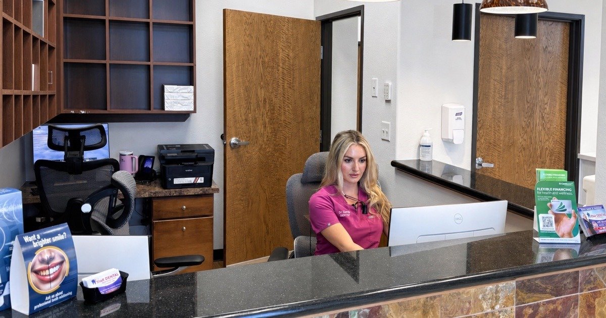 Star Dental reception team ready to help patients in Denver