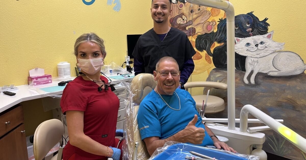 Star Dental team with an adult patient in a Denver treatment room